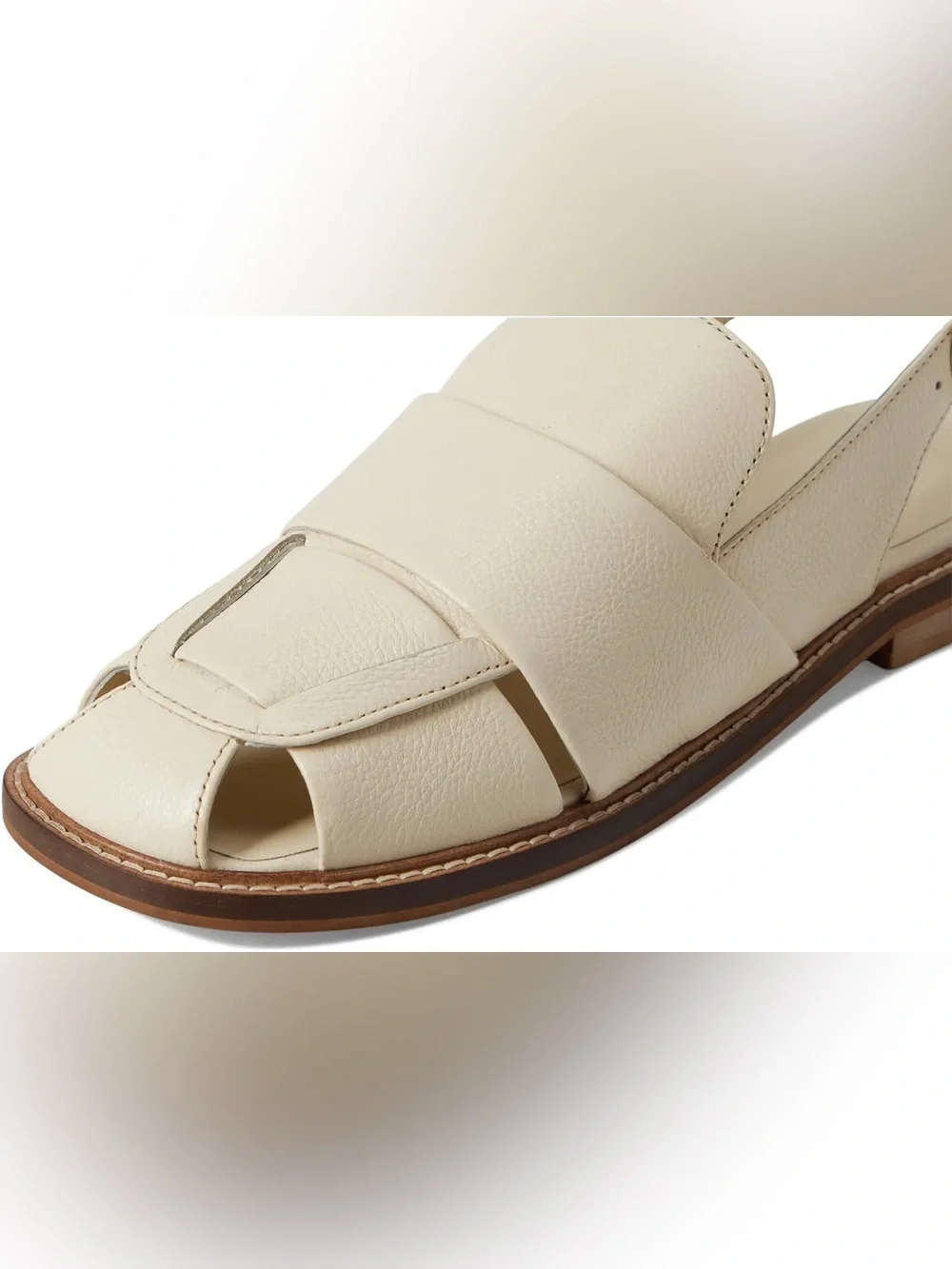 Free People Libby Fisherman Sandals - Chalk